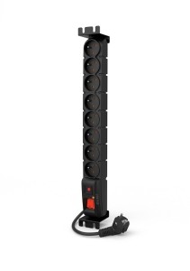 Listwa zasilająca Acar S8 FA RACK (3m ; czarny)