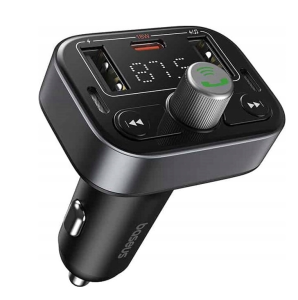 Transmiter FM Baseus S-09 Pro, Bluetooth (czarny) C10762200113-00