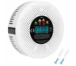 Detektor czujnik czadu i dymu XCD30 LCD 3xAA 50-637#