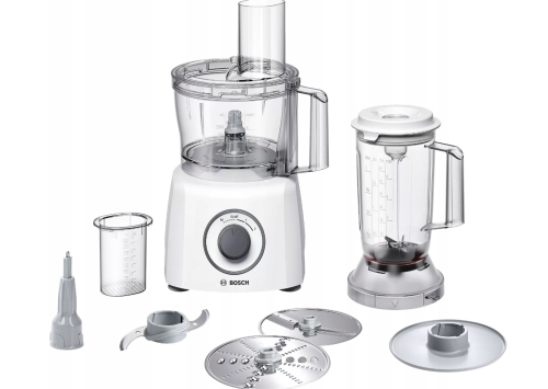 Bosch MCM3200W Robot Kuchenny 800W 2,3L Blender Tarcze Szatkownica