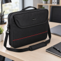 Esperanza ET101R Torba na Laptopa 15,6" CLASSIC Czarna Czerwony Pasek