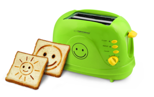 Esperanza SMILEY EKT003 Toster 750W Opiekacz do Kanapek Buźki 2w1