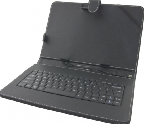 Esperanza MADERA EK125 Etui z Klawiaturą do Tabletu 10,1" USB Czarny