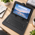 Esperanza MADERA EK125 Etui z Klawiaturą do Tabletu 10,1" USB Czarny