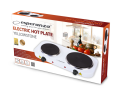 Esperanza YELLOWSTONE Kuchenka Elektryczna 2500W 2 Palniki Biała