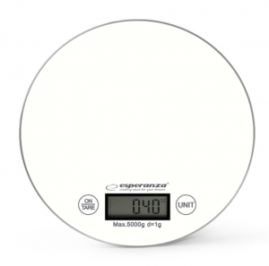 ESPERANZA MANGO EKS003W Waga Kuchenna Elektroniczna Biała LCD 5kg