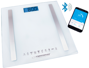 ESPERANZA B.FIT EBS016W Waga Łazienkowa 8w1 Bluetooth Biała