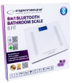 ESPERANZA B.FIT EBS016W Waga Łazienkowa 8w1 Bluetooth Biała