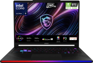 Laptop MSI Raider 16 Max HX 16" QHD+ 240Hz Intel® Core™ Ultra 9 275HX RTX5090 Win11Home