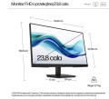 Monitor HP S3 Pro 9U5J5UT 23,8" IPS FHD 100Hz