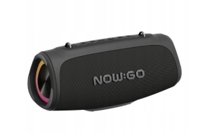 NOWGO Storm S Głośnik Bluetooth 60W IPX7 RGB Powerbank Czarny 12h