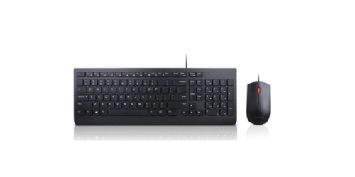 Zestaw Klawiatura Mysz Lenovo Essential Wired Combo QWERTY USB Optyczna