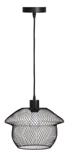 Lampa wisząca Activejet AJE-COCO Black 1xE27