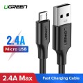 Kabel micro USB UGREEN QC 3.0 2.4A 1.5m (czarny)