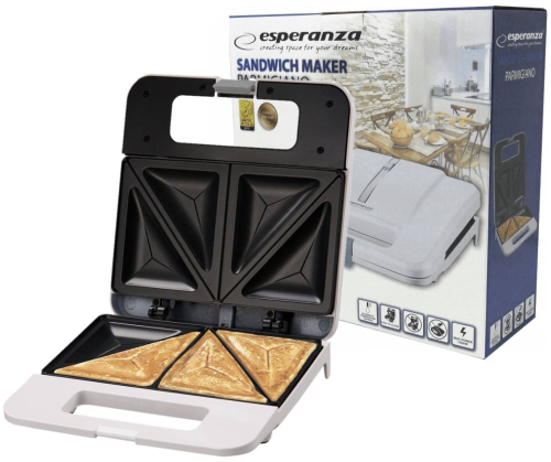 Opiekacz do kanapek Esperanza PARMIGIANO EKT010W Biały