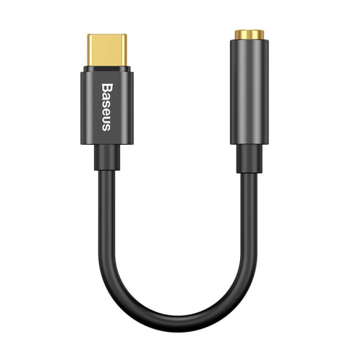 Adapter audio Baseus L54 USB-C + mini jack 3,5mm Czarny
