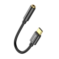 Adapter audio Baseus L54 USB-C + mini jack 3,5mm Czarny