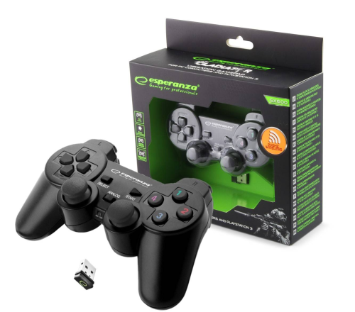 Gamepad ESPERANZA GLADIATOR EGG108K PC/PS3 USB Czarny
