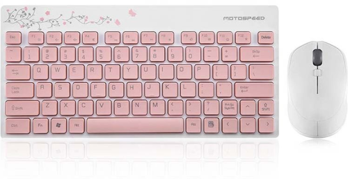 Zestaw bezprzewodowy Motospeed G3000 Różowy