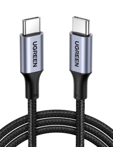 Kabel USB-C do USB-C UGREEN US316, 100W, 1.5m (czarny)