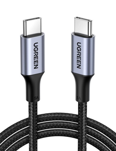 Kabel USB-C do USB-C UGREEN US316, 100W, 1.5m (czarny)