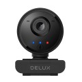 Kamera internetowa z mikrofonem Delux DC07 (czarna)