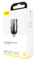Mini Ładowarka samochodowa Baseus Tiny Star USB-C QC 4.0+ PD 30W Szara